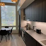 High-ceilinged With Balcony